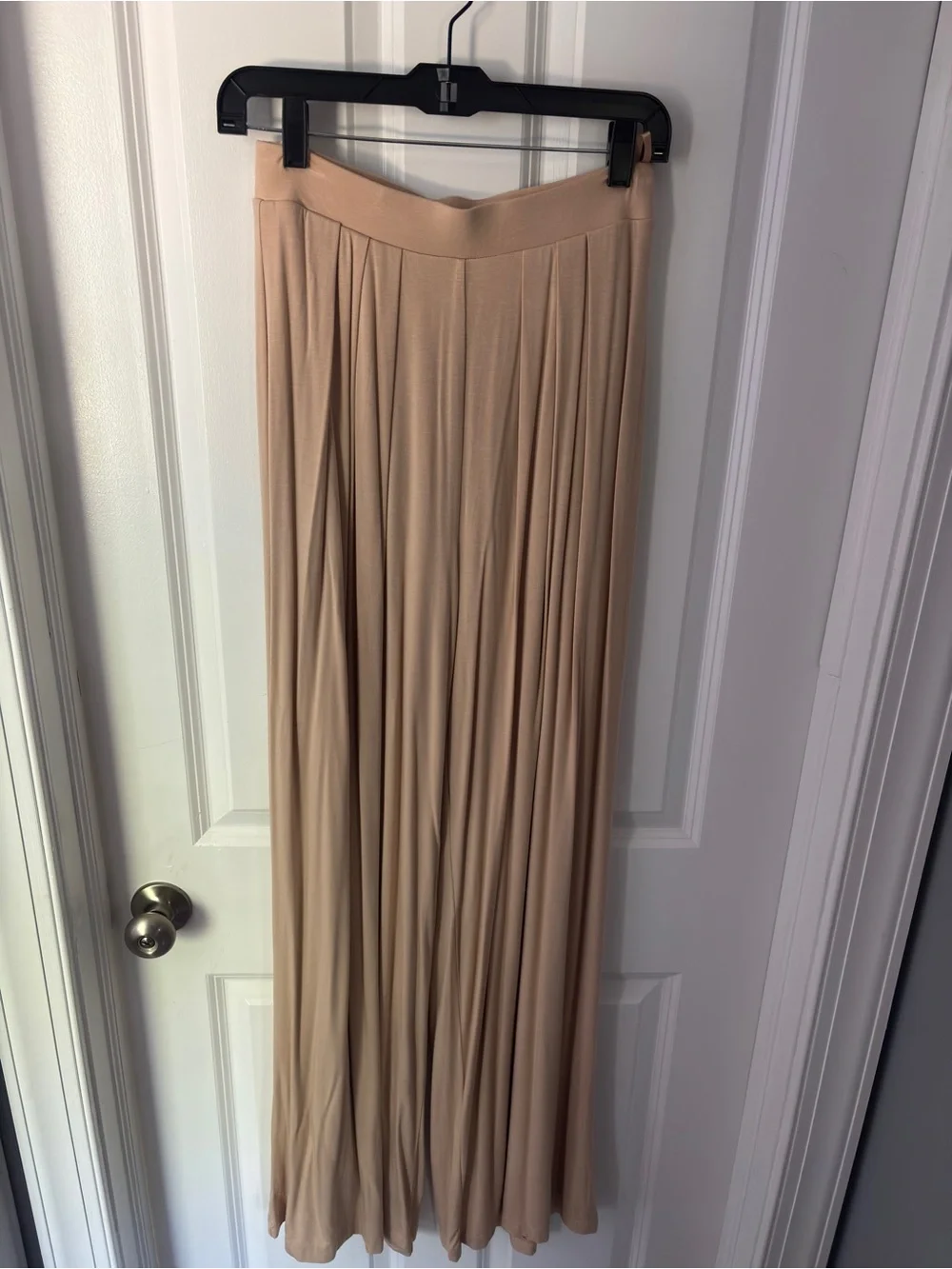 JLUXLABEL Tan Devyn Wide Leg Pants in Tan